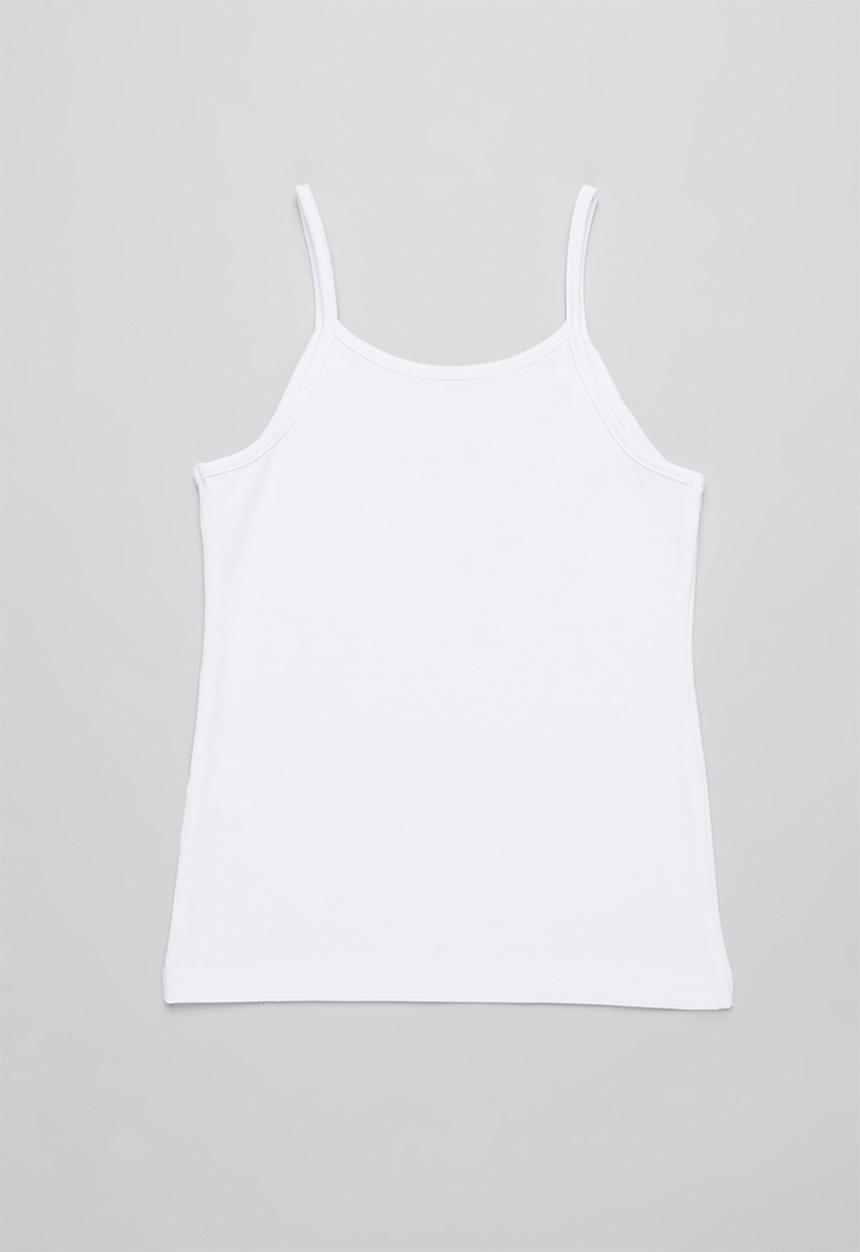 Pop Candy - Girls 2 pack cami - pink & white