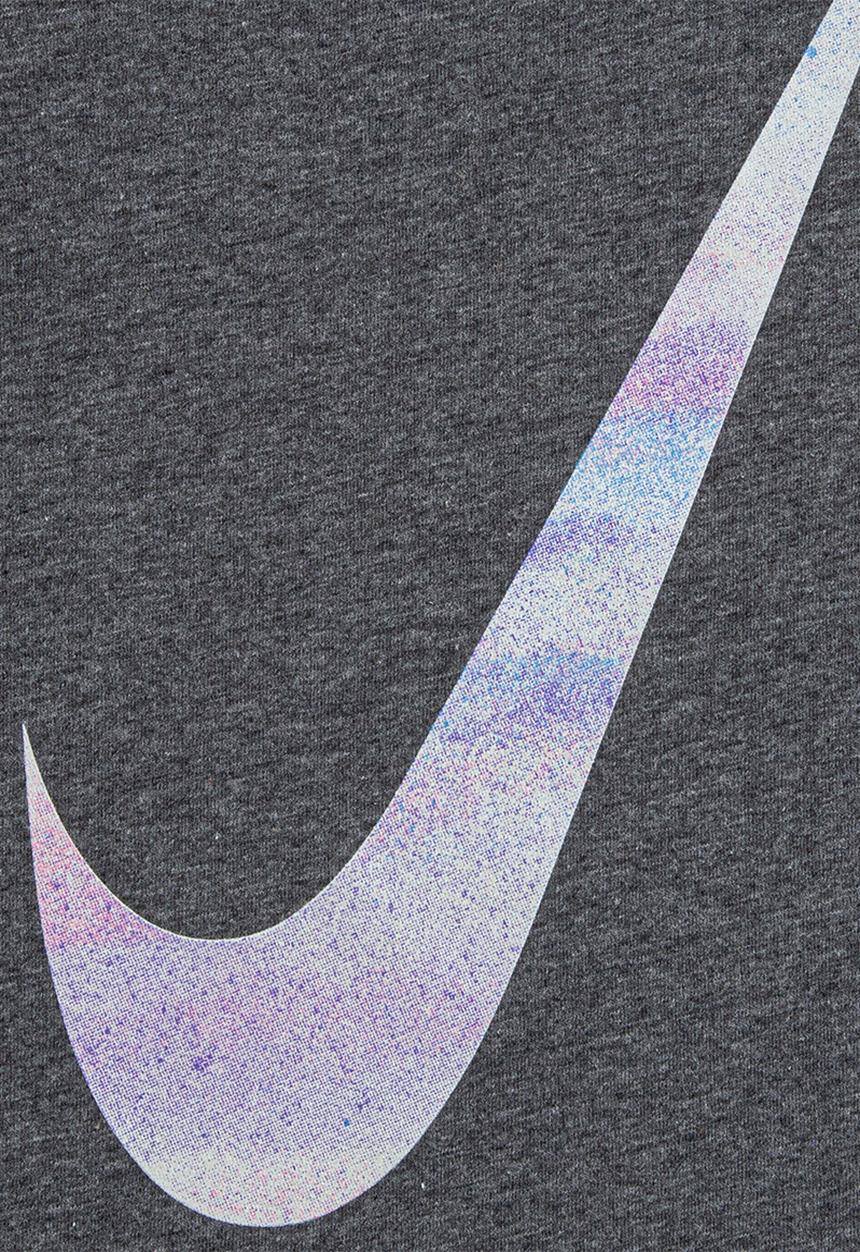 Nike - Nkg swoosh rise print - charcoal heather