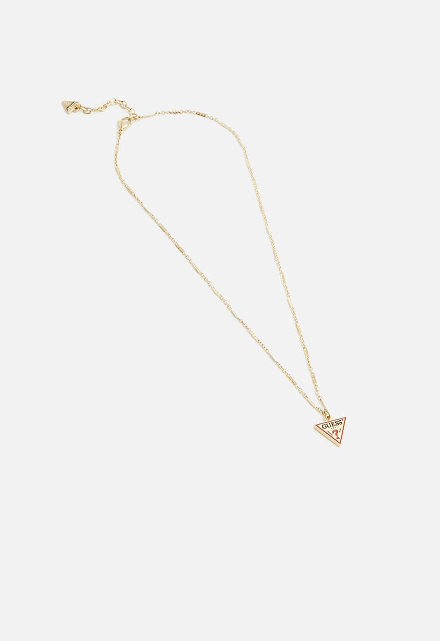 GUESS - L.a.triangle logo necklace - gold