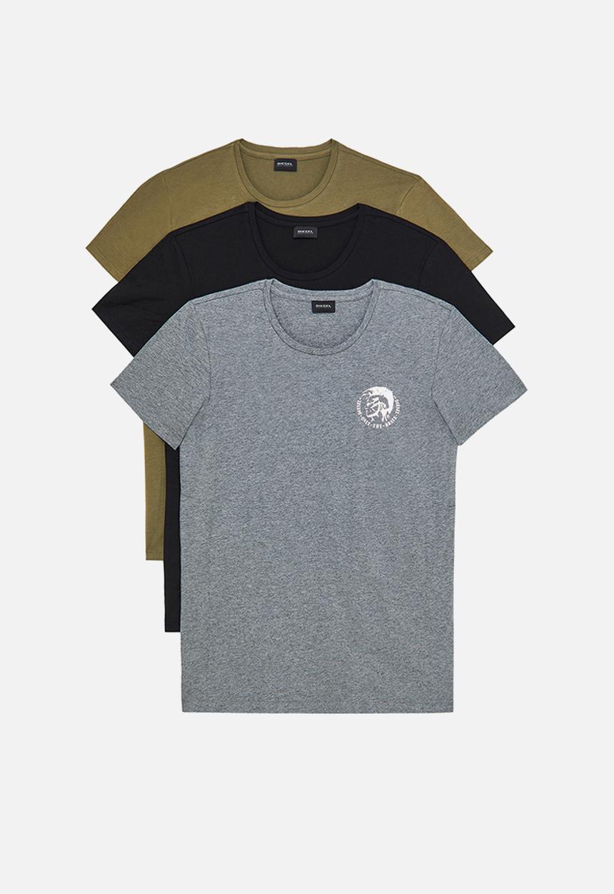 Diesel  - Randal crew neck short sleeve 3 pack tees - multi
