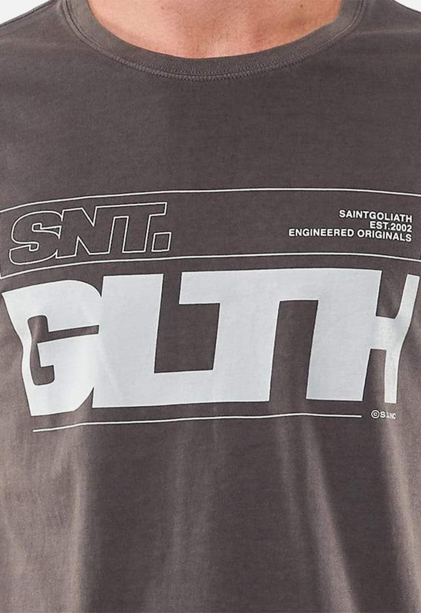 St. Goliath - Alma short sleeve tee - charcoal