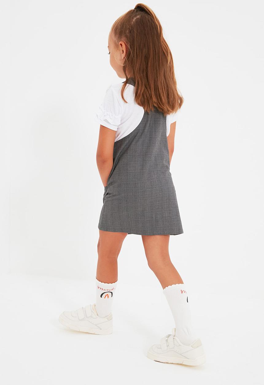 Trendyol - Pinafore dress - black