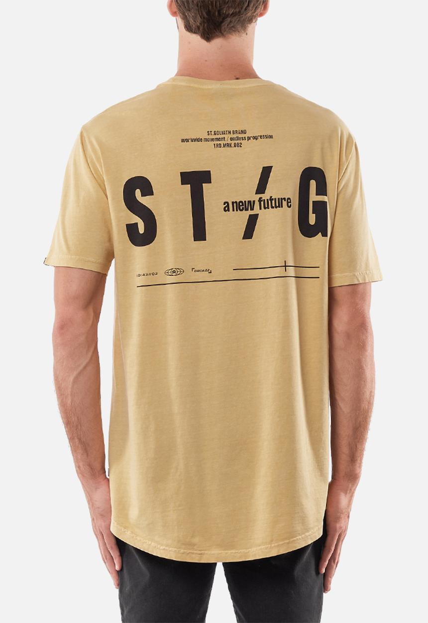 St. Goliath - Borderline short sleeve tee - yellow