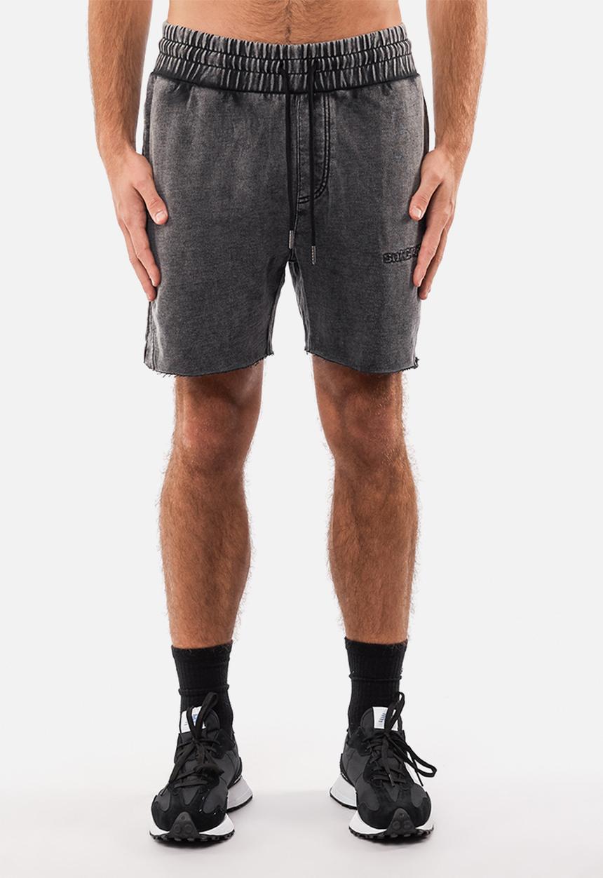 St. Goliath - Es fleece shorts - washed black