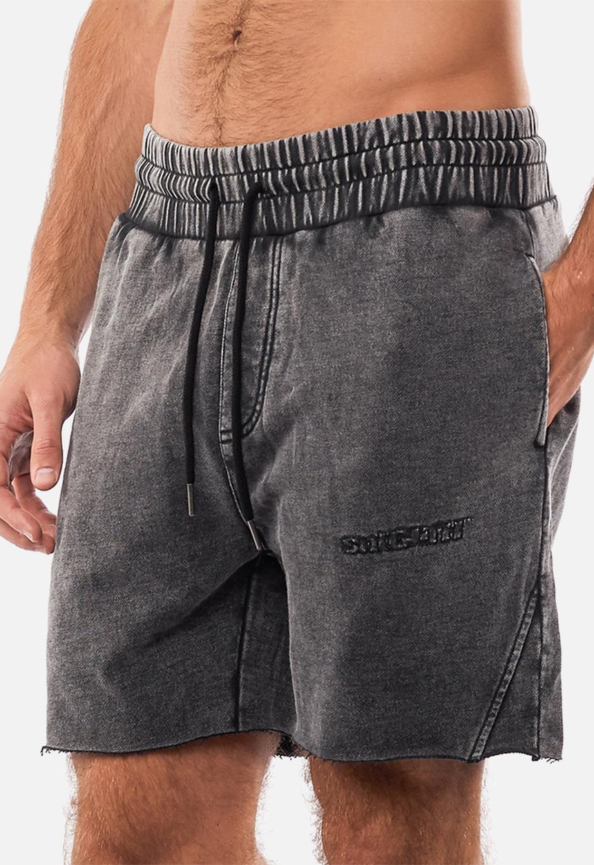 St. Goliath - Es fleece shorts - washed black