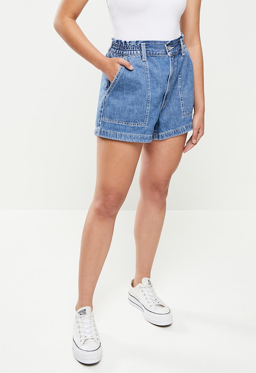 Levi’s® - High waist a-line short - blue