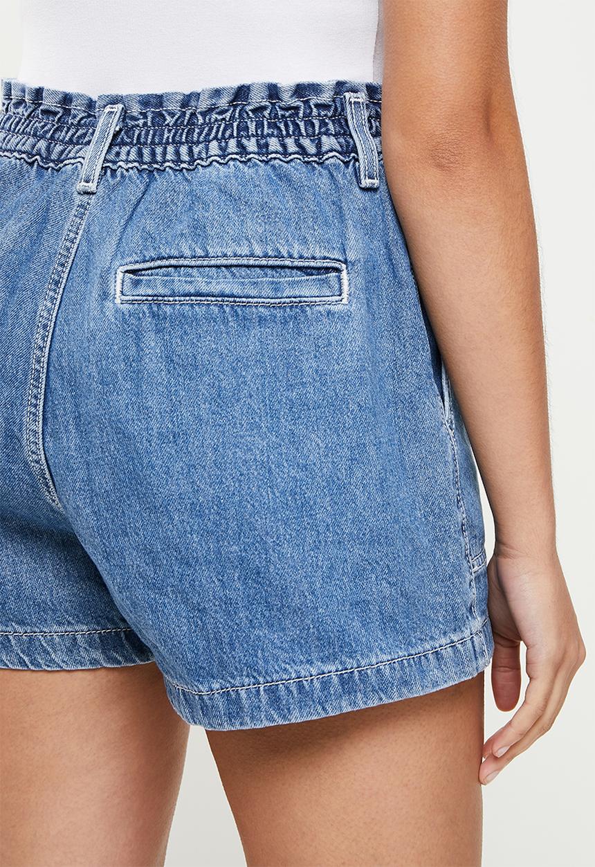 Levi’s® - High waist a-line short - blue