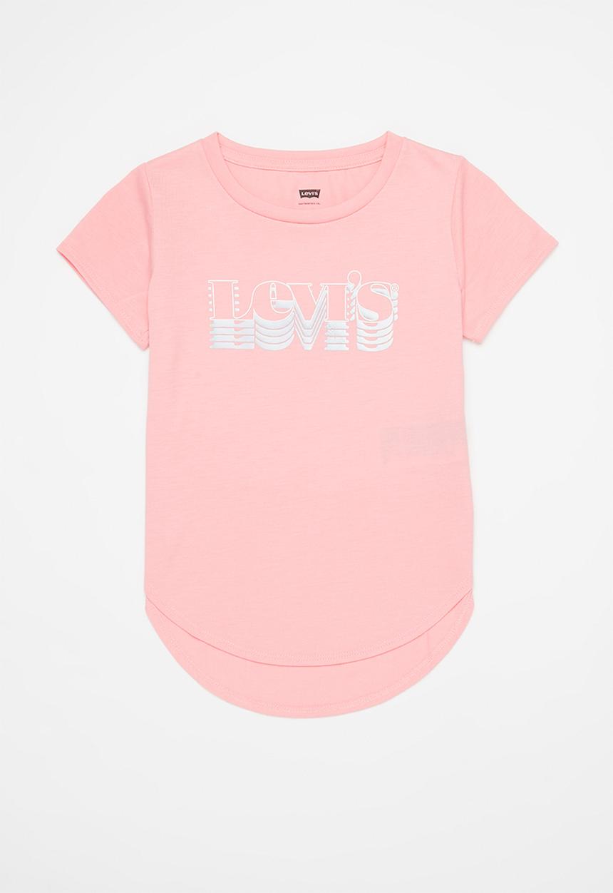 Levi’s® - Levi's high-low graphic tee shirt - pink
