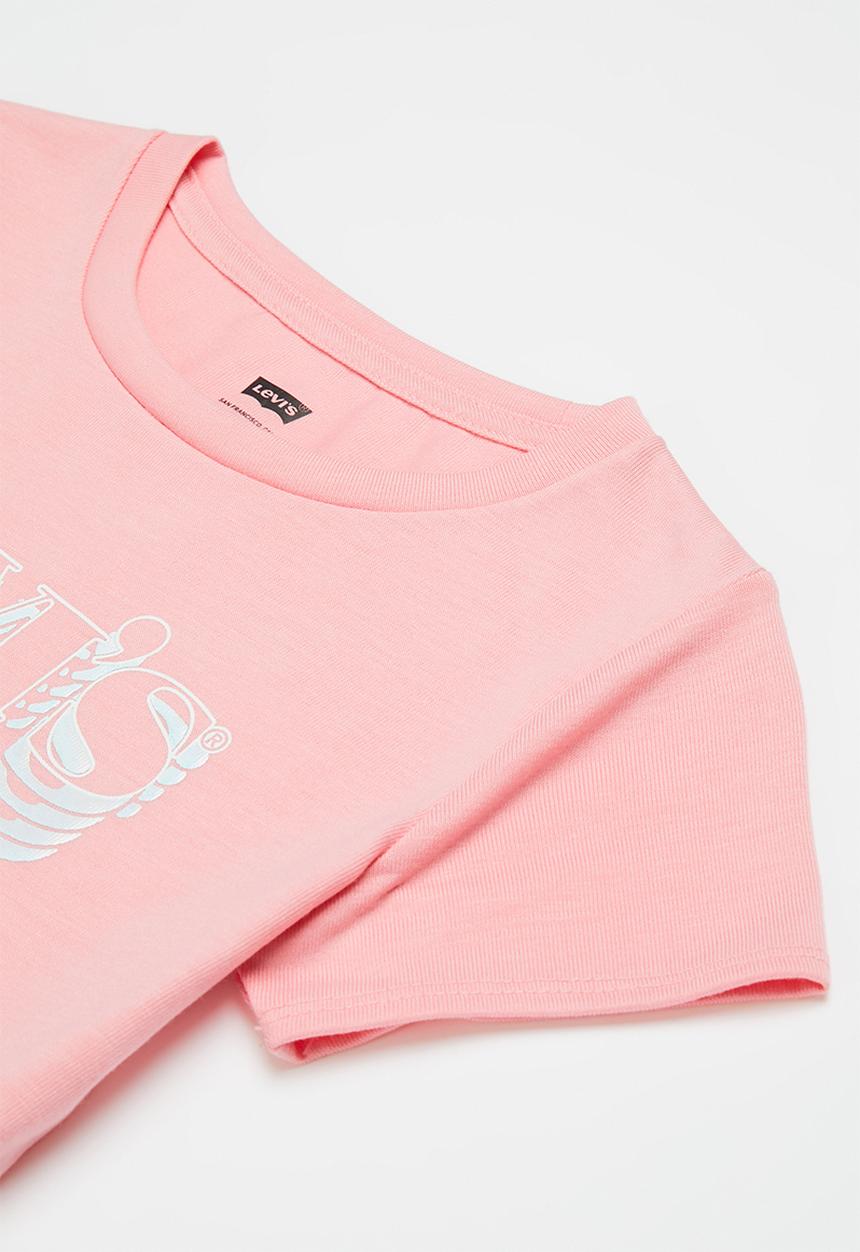 Levi’s® - Levi's high-low graphic tee shirt - pink