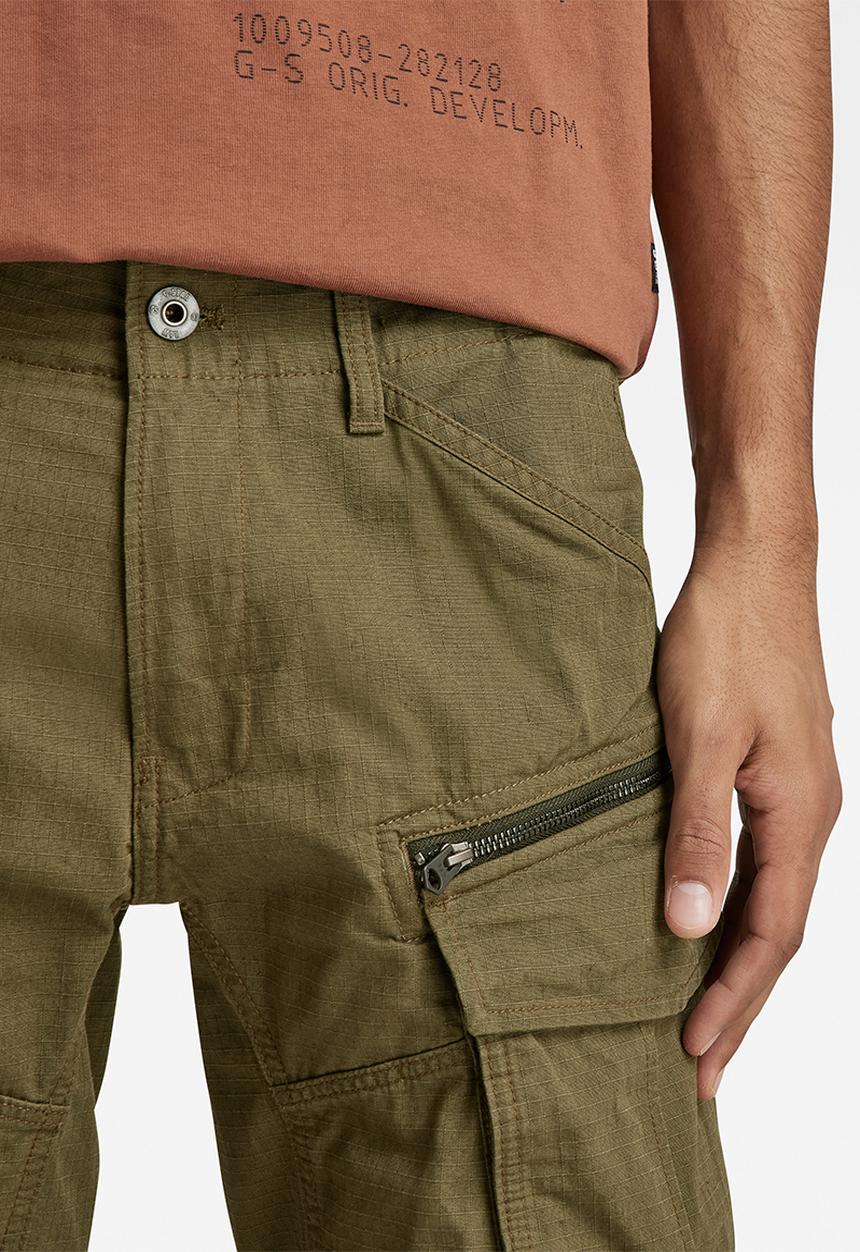 G-STAR - Rovic zip 3d straight tapered - dark olive