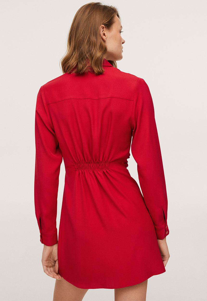 MANGO - Dress alas - red