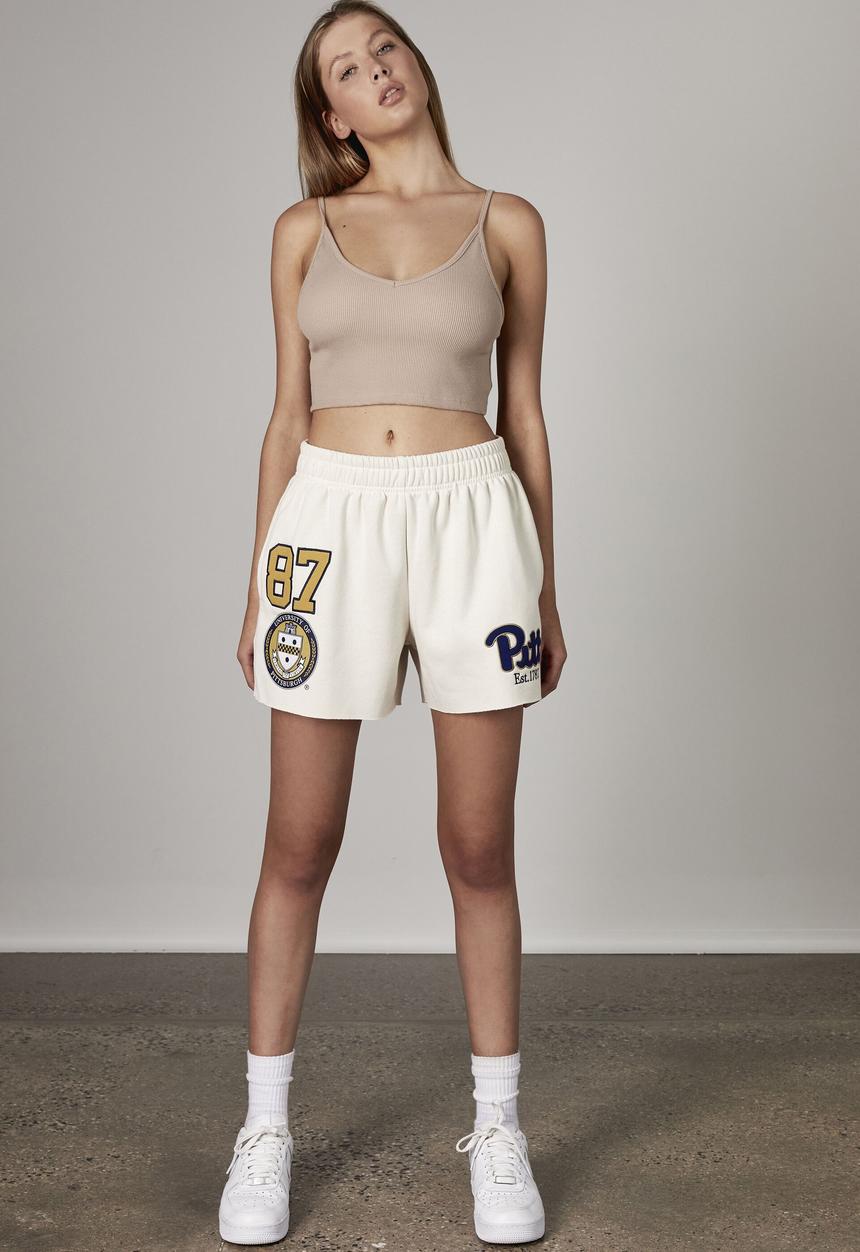 Factorie - Lcn college fleece short - lcn pit ivory