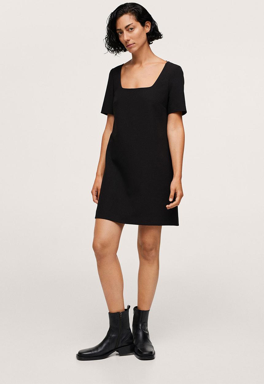 MANGO - Dress mila - black