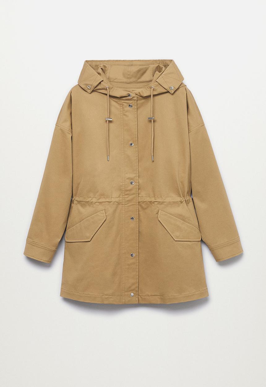 MANGO - Parka bird - medium brown