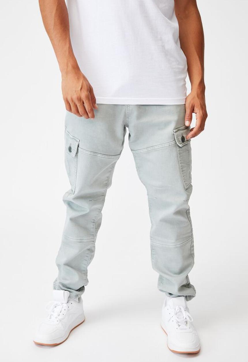 Cotton On - Military cargo pant - washed quarry