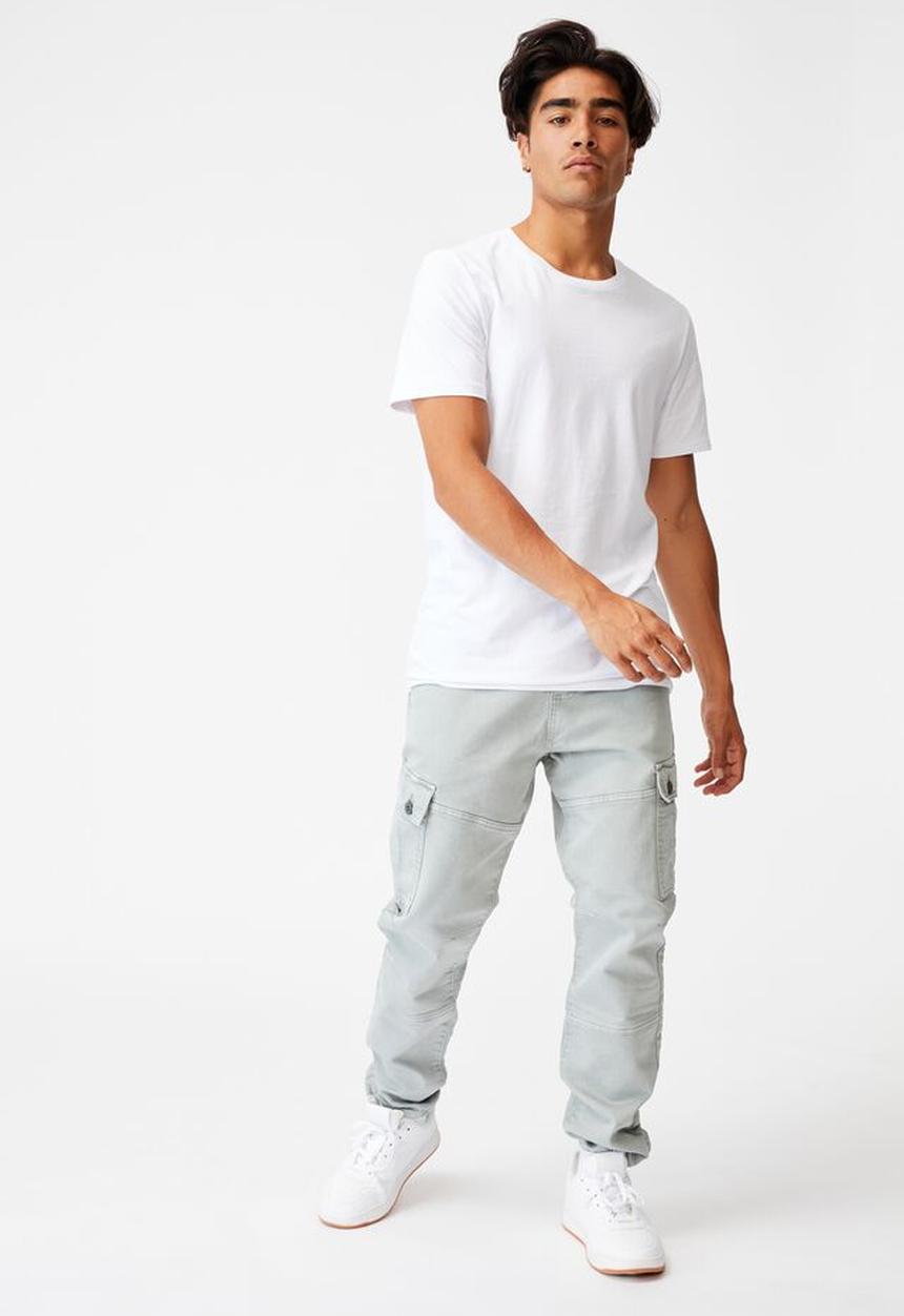 Cotton On - Military cargo pant - washed quarry