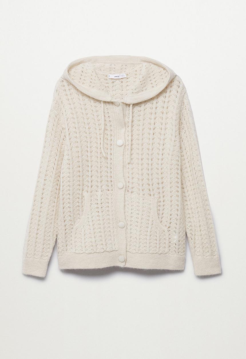 MANGO - Cardigan capu - light beige