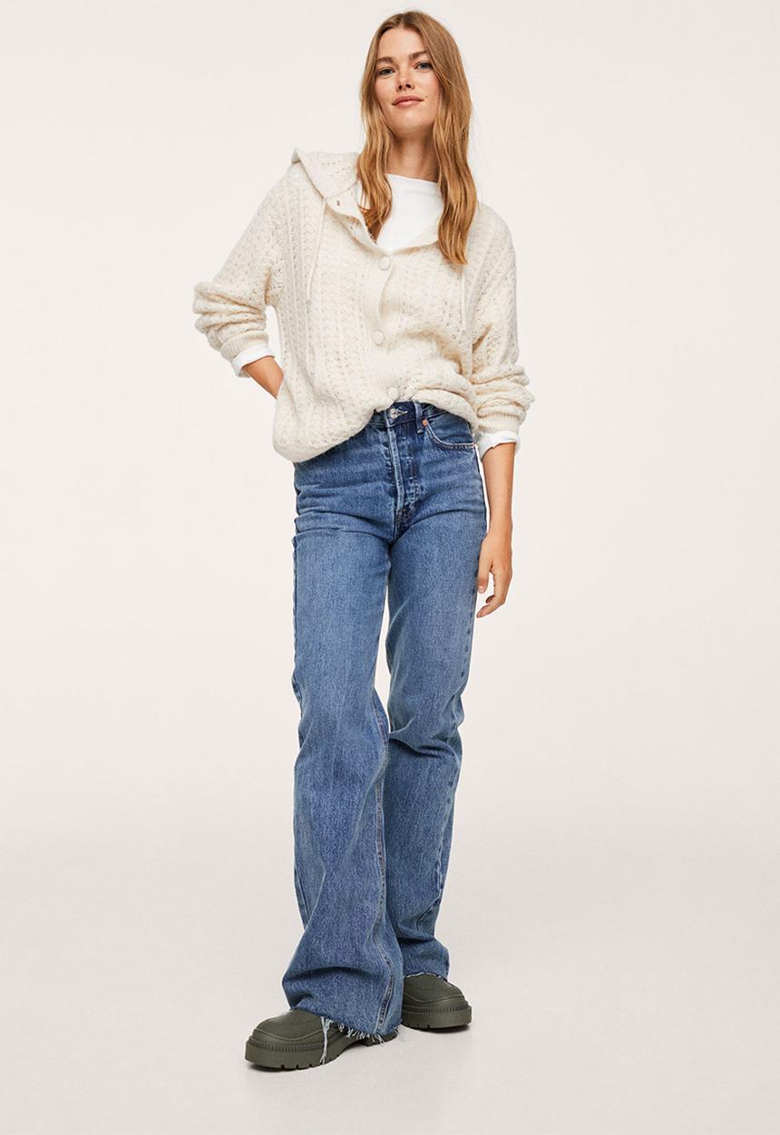 MANGO - Cardigan capu - light beige