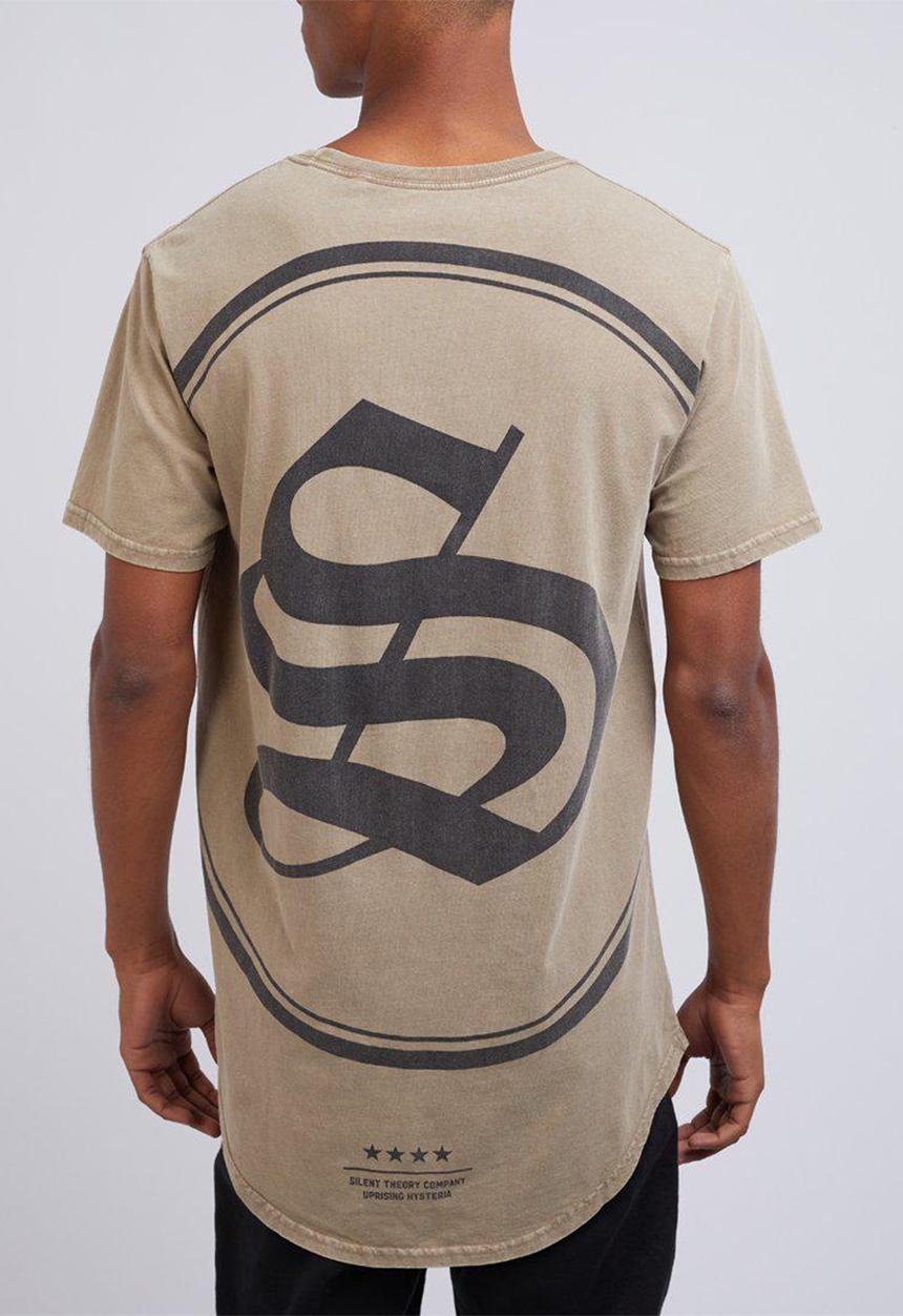 Silent Theory - Express short sleeve tee - acid brown