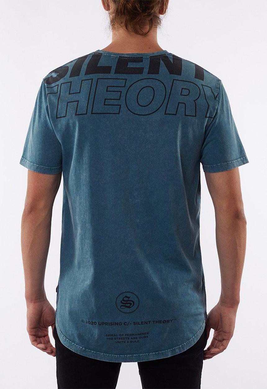 Silent Theory - Graphic short sleeve tee - lake blue
