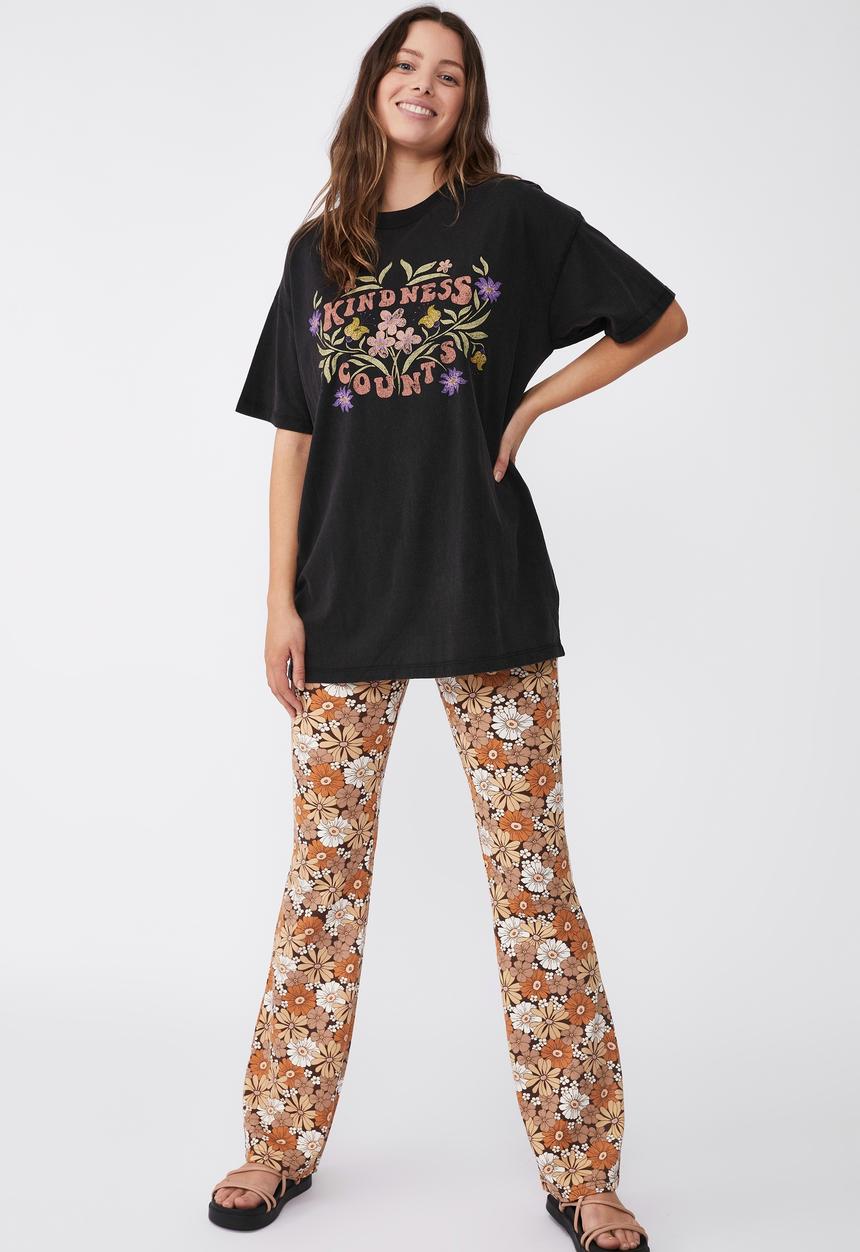 Cotton On - Boyfriend fit graphic tee - black 