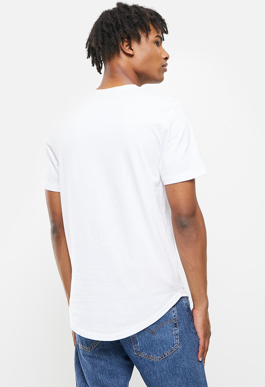 Only & Sons - Onsmatt life longy solid stripe 2 pack - grey melange & white 