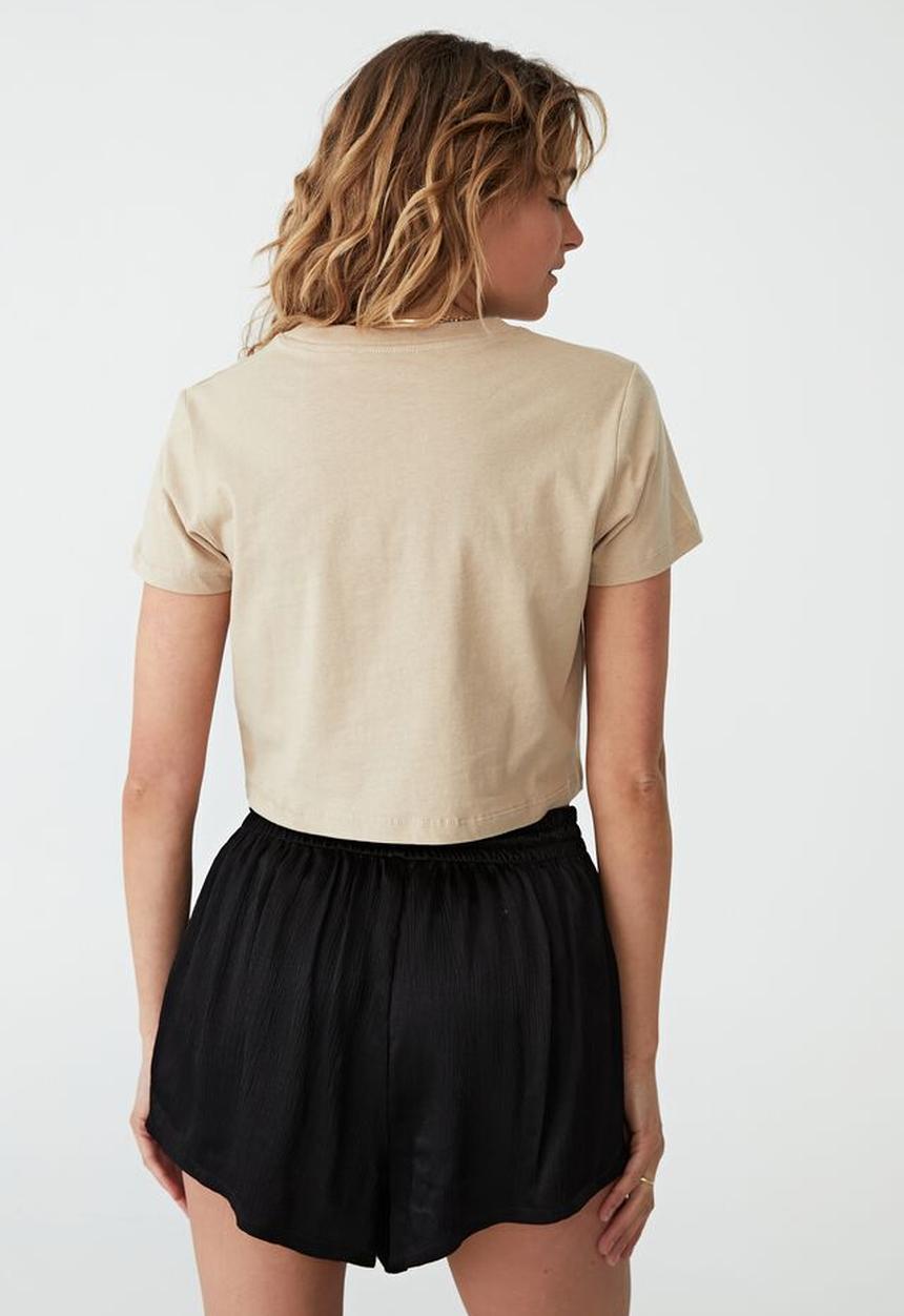 Cotton On - Santorini slinky short - black