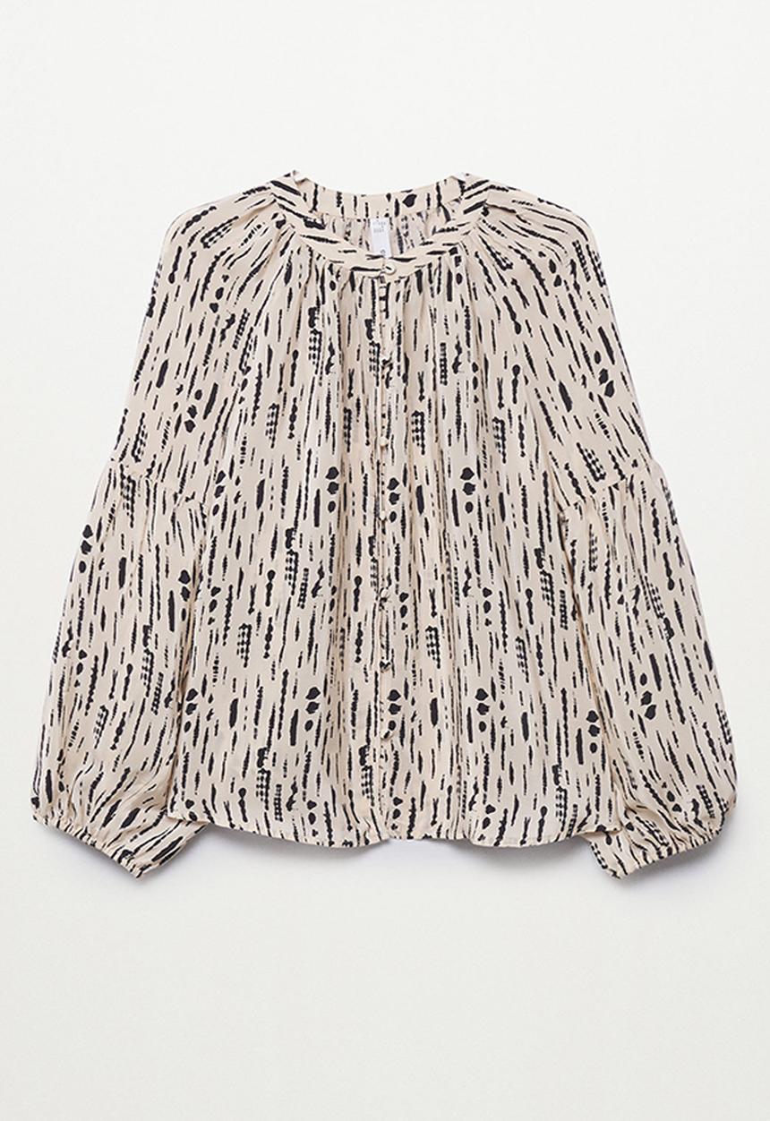 MANGO - Blouse molly - light beige
