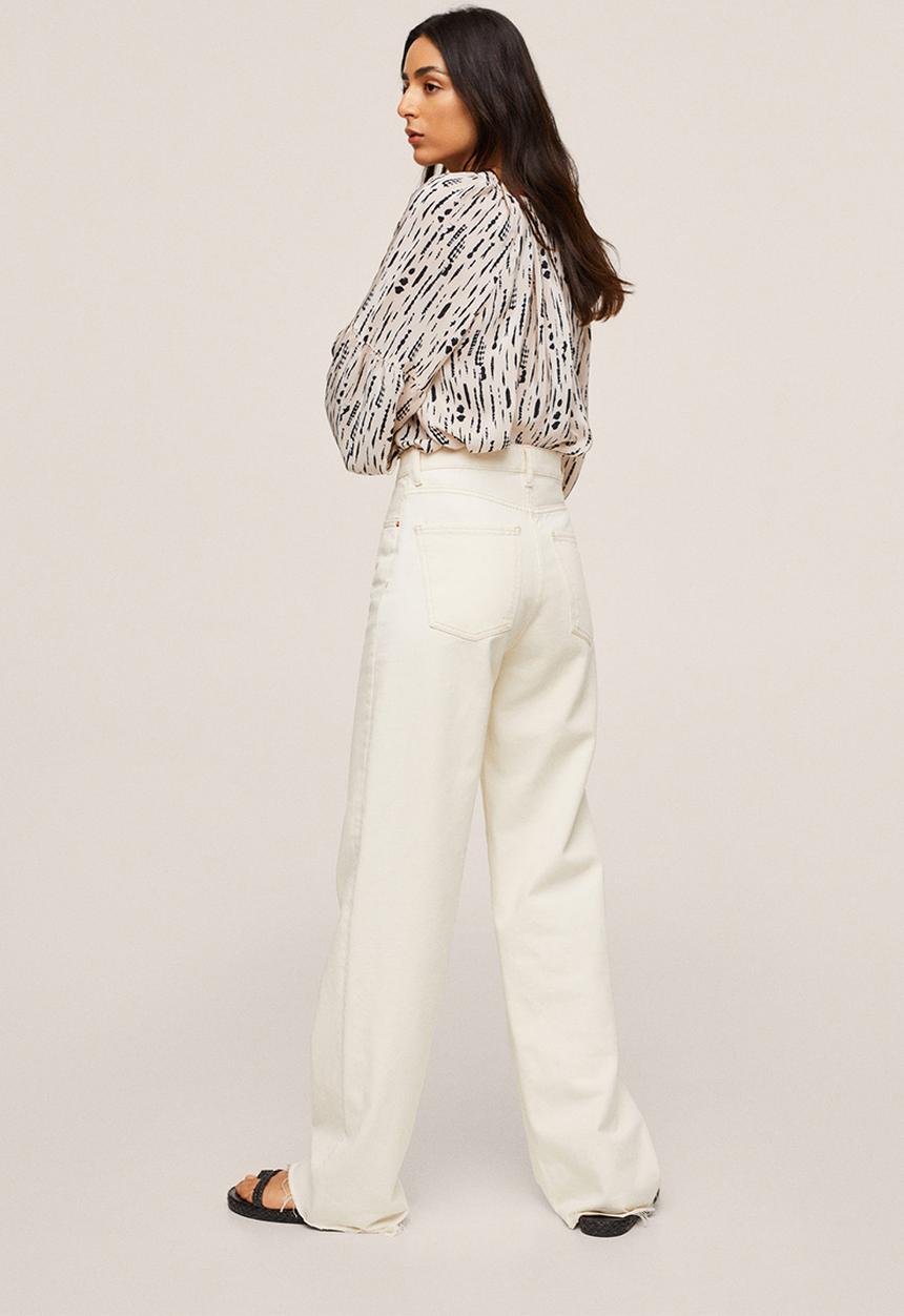 MANGO - Blouse molly - light beige