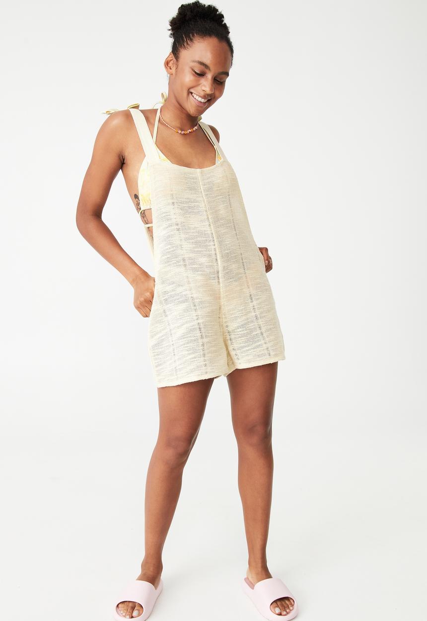 Cotton On - Beach jumpsuit - lime cream