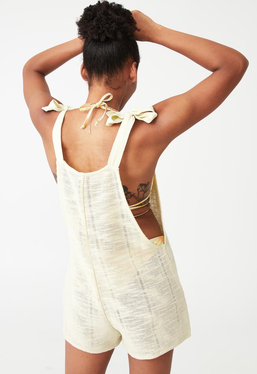 Cotton On - Beach jumpsuit - lime cream