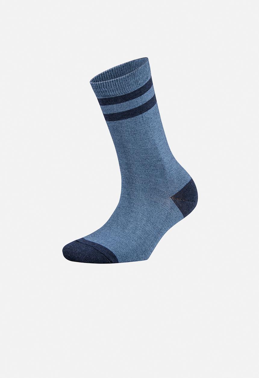 Falke - Denim anklet tweed - blue