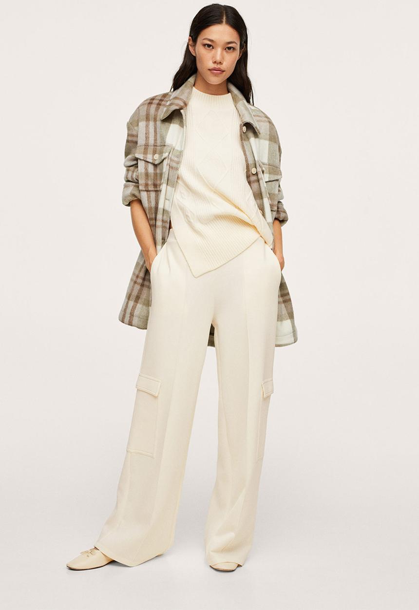 MANGO - Trousers milano - light beige