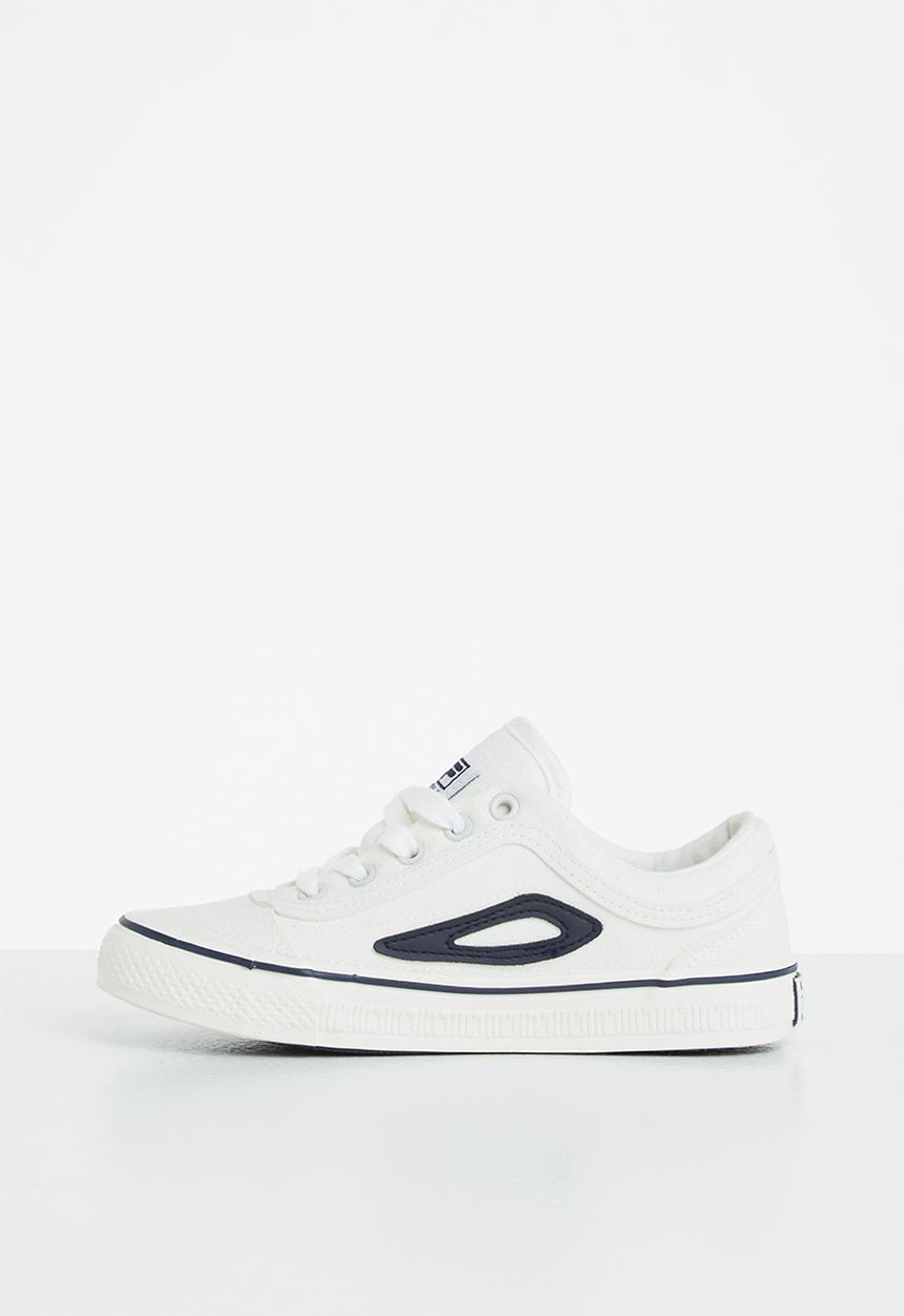 FILA - Classic border 2 canvas - white/navy