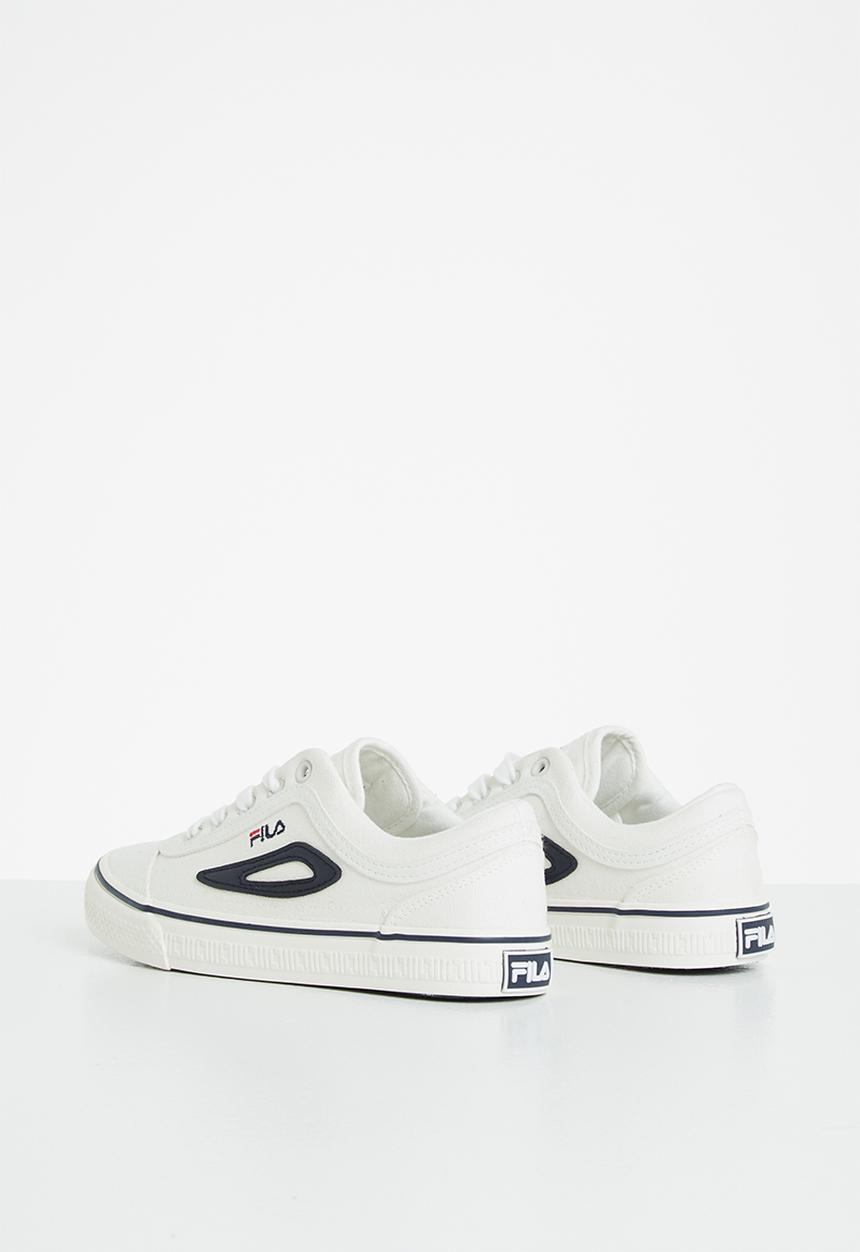 FILA - Classic border 2 canvas - white/navy