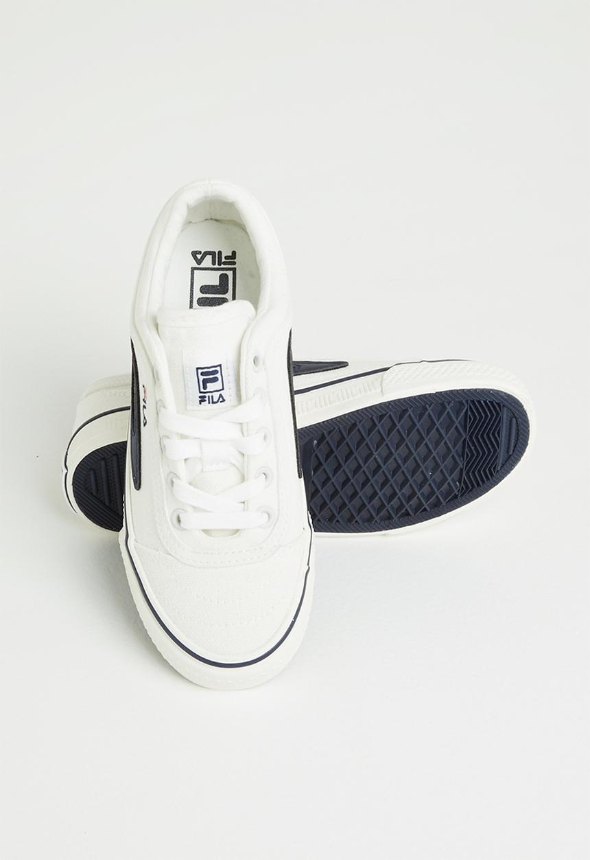 FILA - Classic border 2 canvas - white/navy