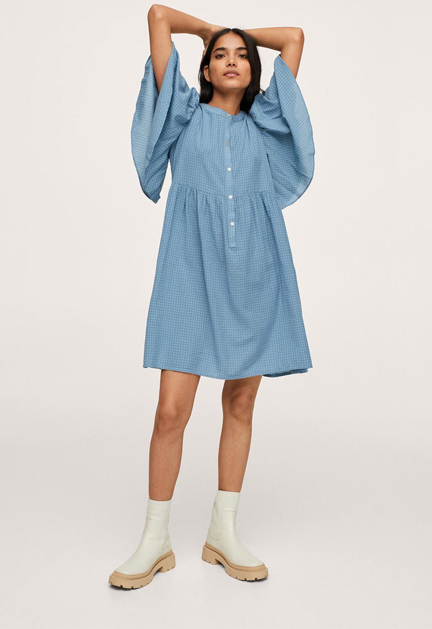 MANGO - Dress almu-h - medium blue