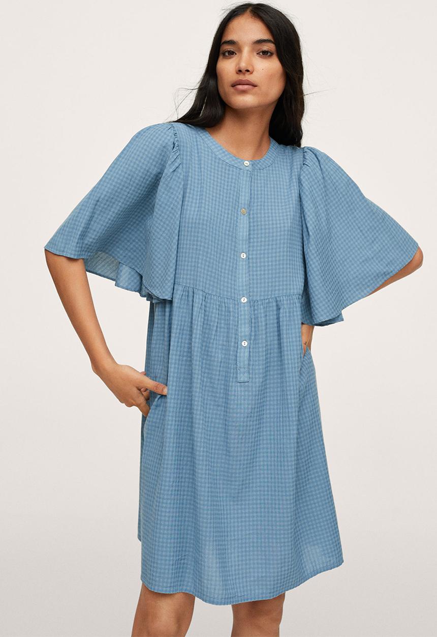 MANGO - Dress almu-h - medium blue