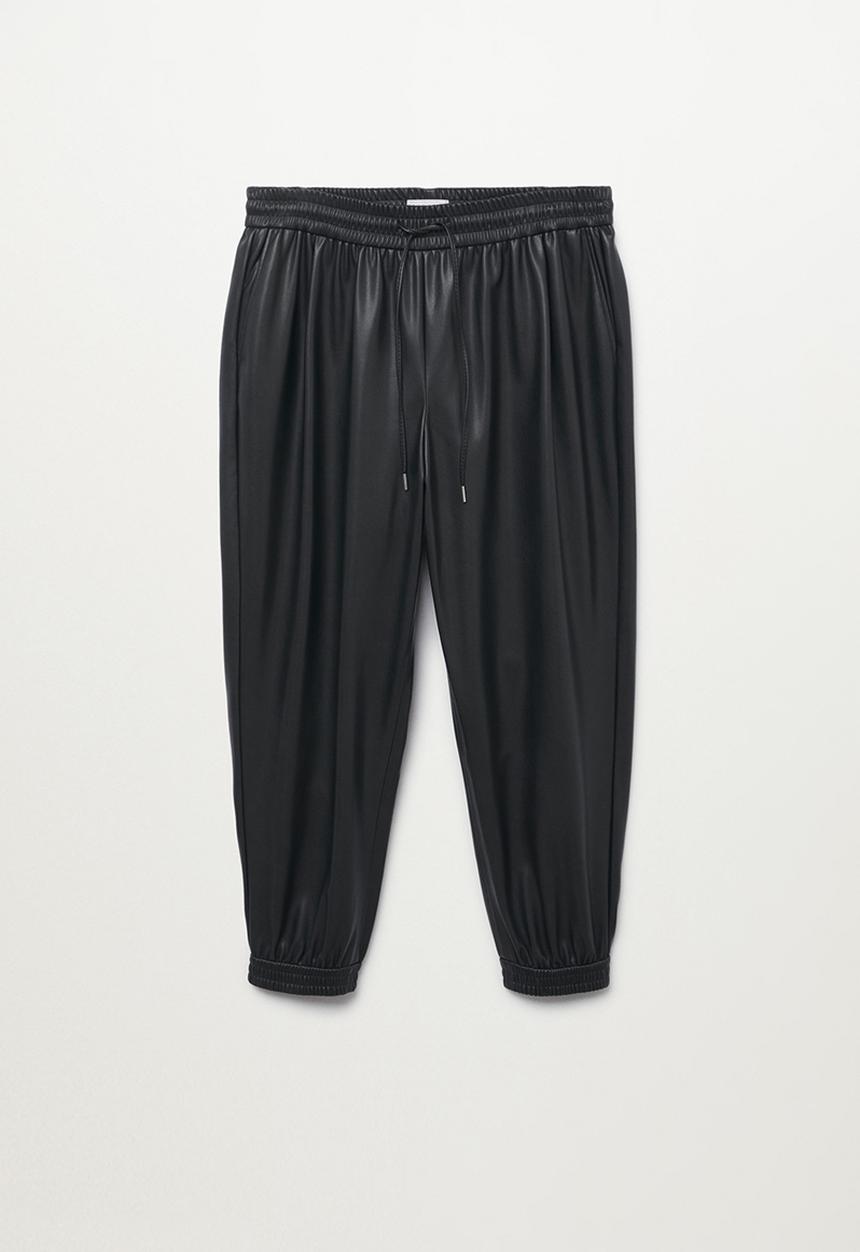 MANGO - Plus trousers hudson - black
