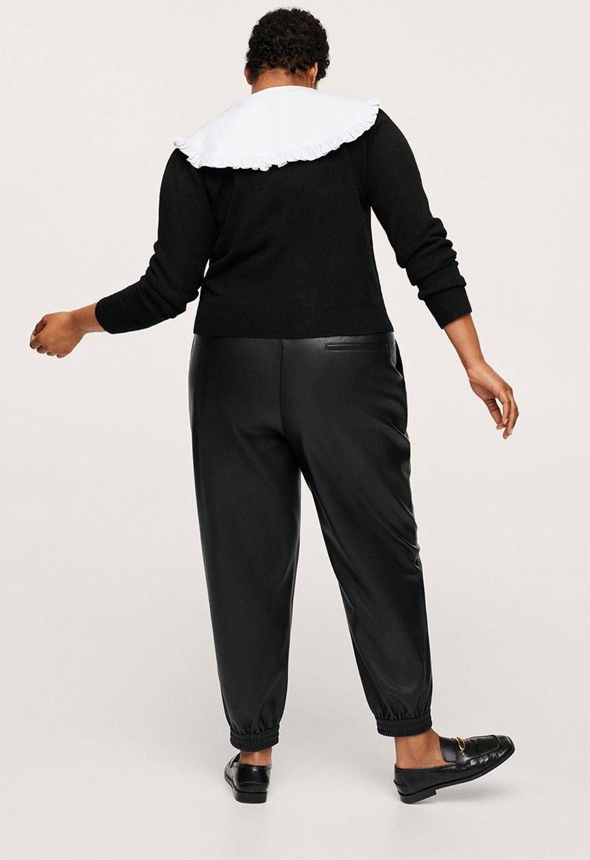 MANGO - Plus trousers hudson - black