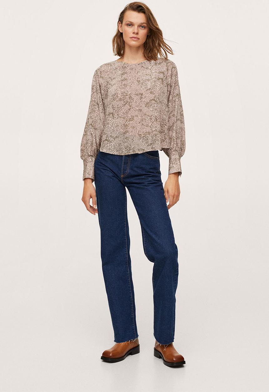 MANGO - Blouse nait - light pastel pink