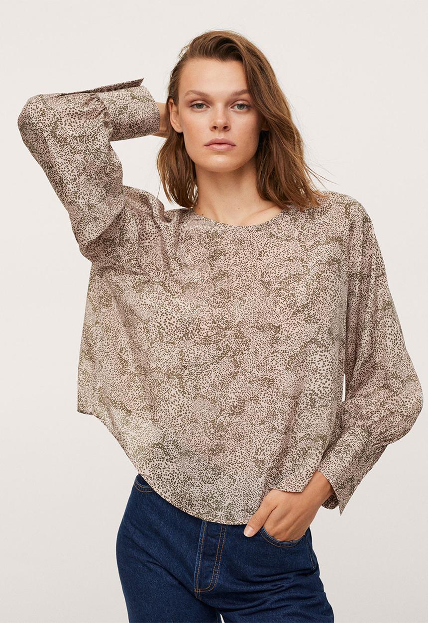 MANGO - Blouse nait - light pastel pink