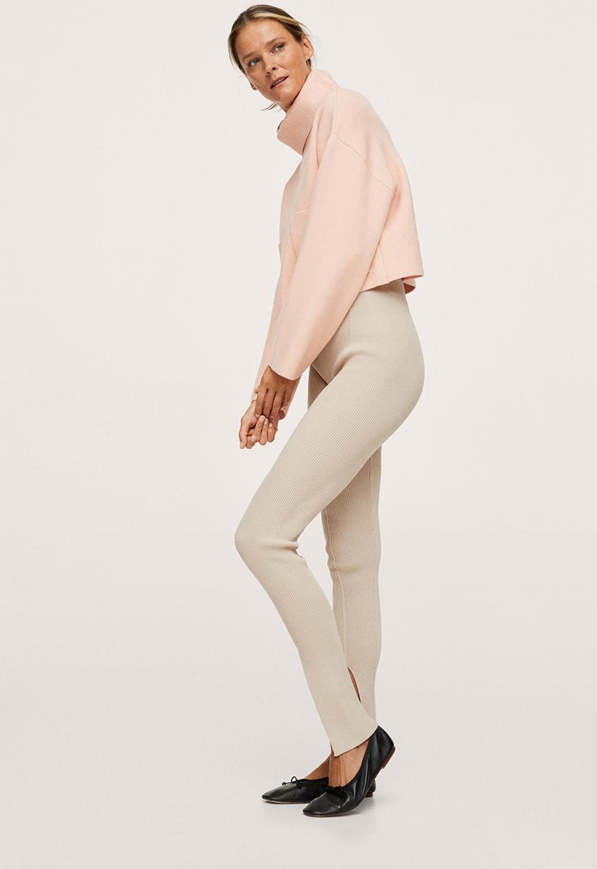MANGO - Sweater mini - light pastel pink