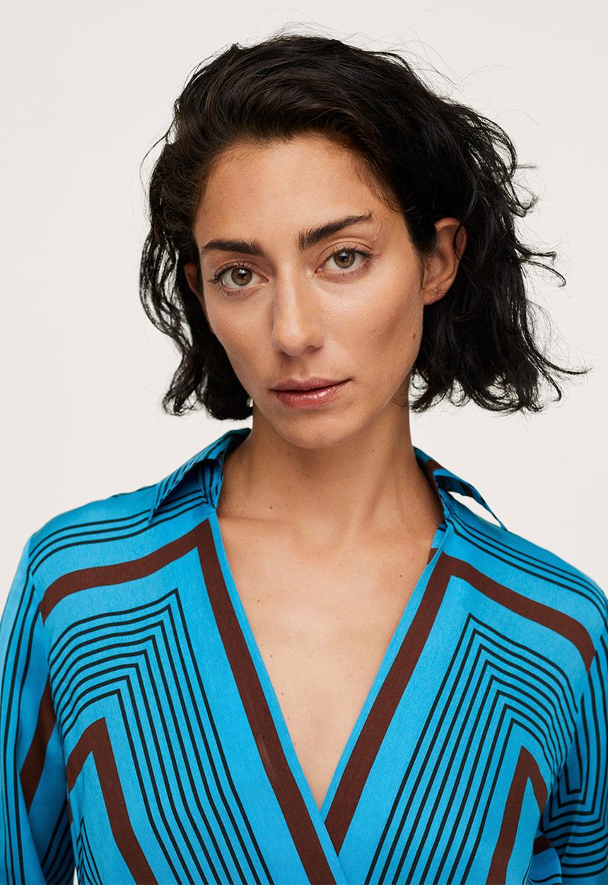 MANGO - Dress belice - medium blue