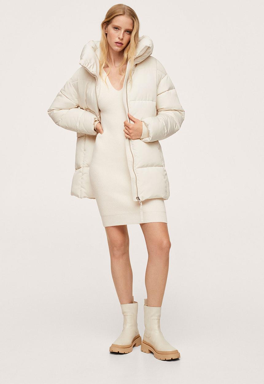 MANGO - Dress korina - light beige