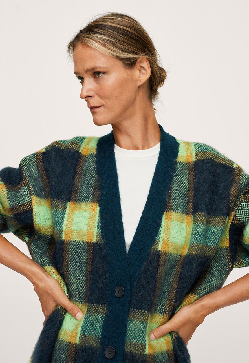 MANGO - Cardigan cheecky - green
