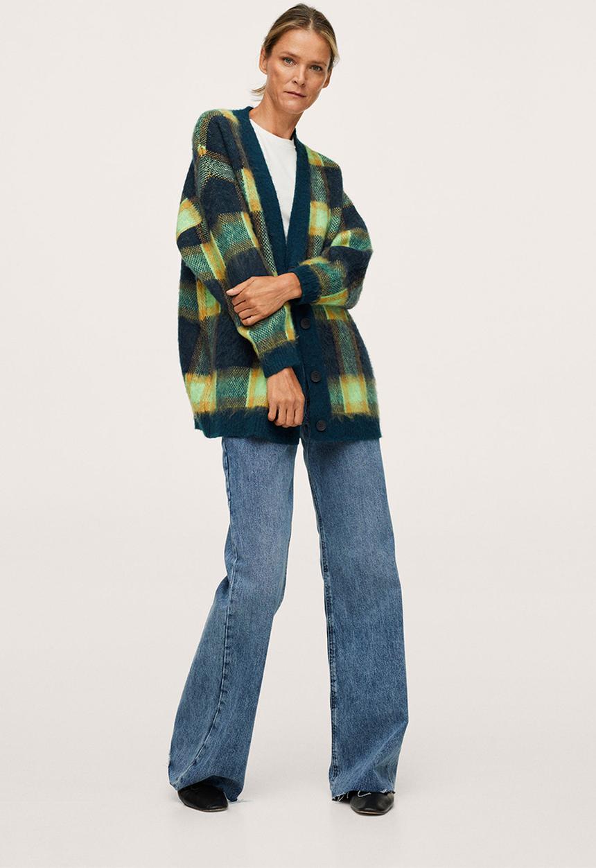 MANGO - Cardigan cheecky - green