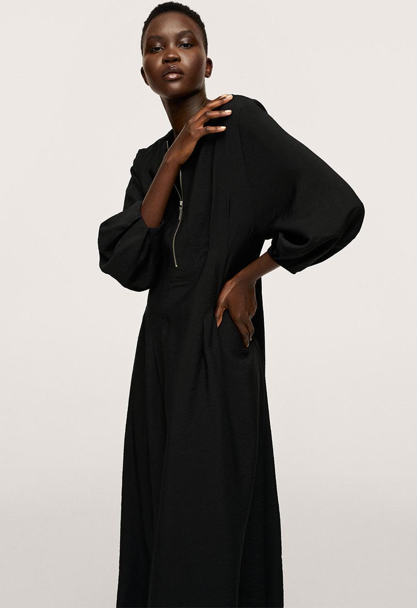 MANGO - Dress zepellin - black