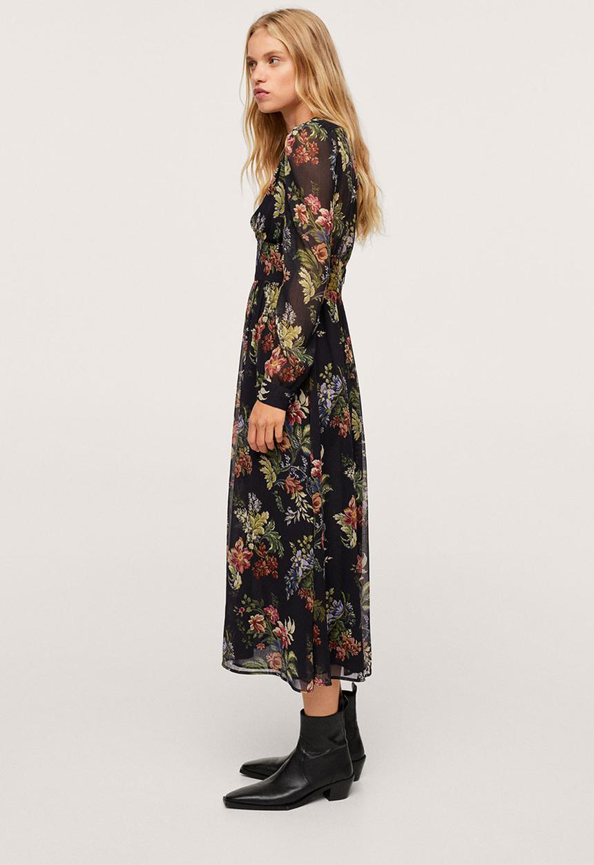 MANGO - Dress stelle - black