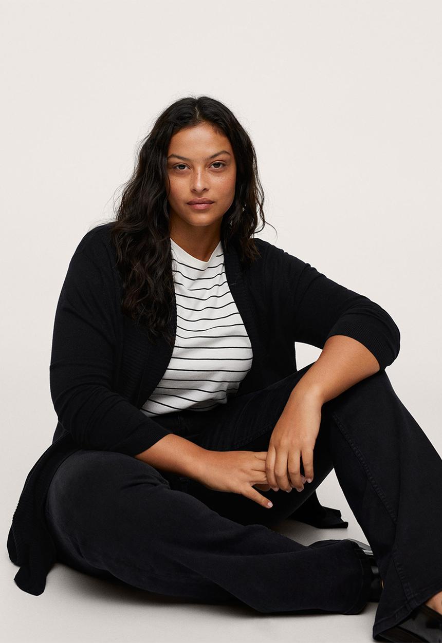 MANGO - Plus cardigan alma - black